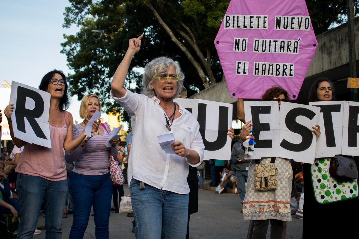 protesta paro de enfermeras