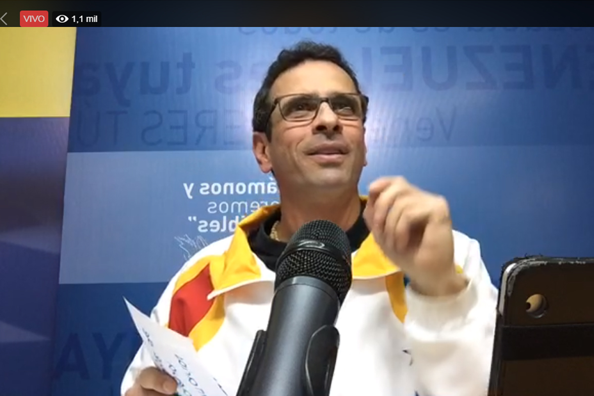 capriles aclara