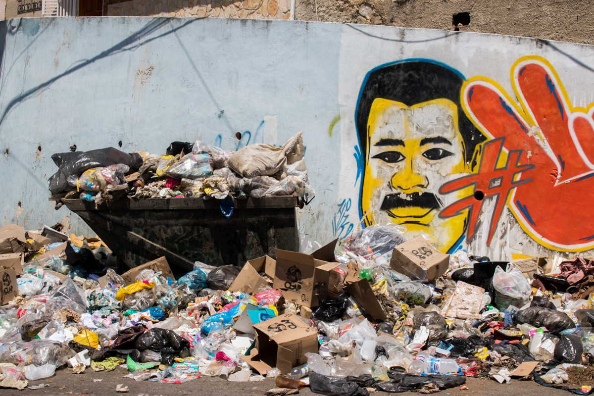 Basura en Caracas