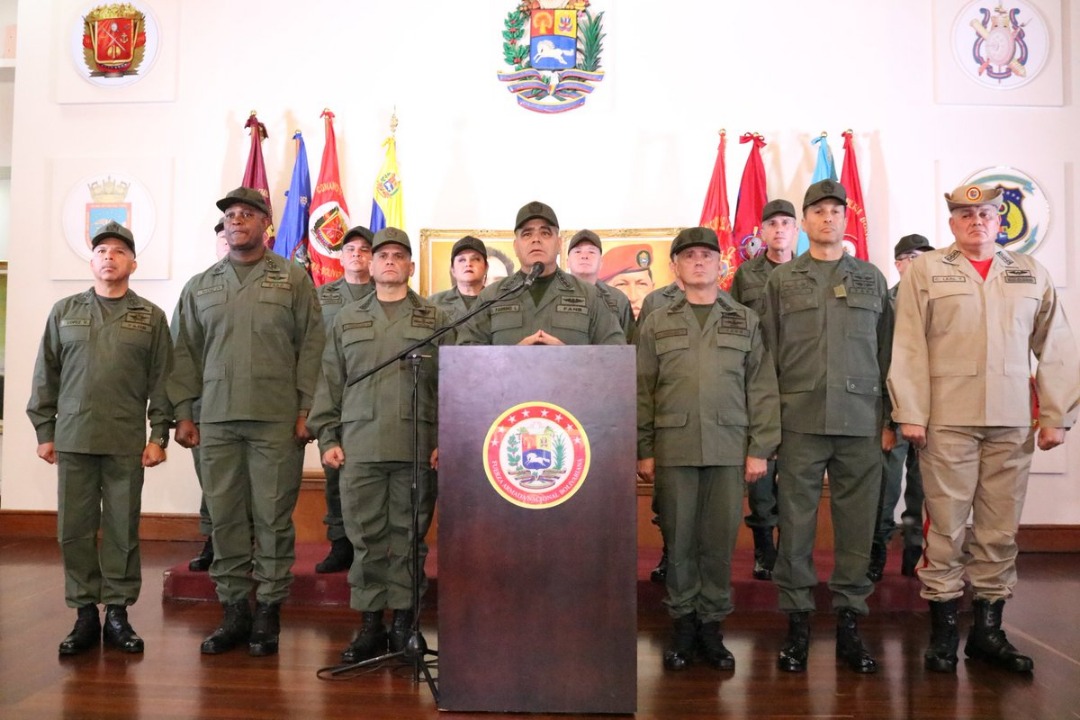 Militares. Padrino López Fanb-Guayana-Grupo de Lima-8ENE