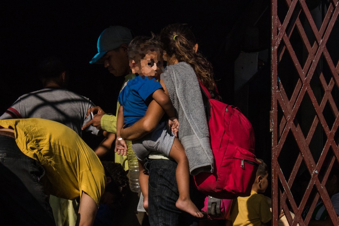 Caminantes venezolanos - hijos