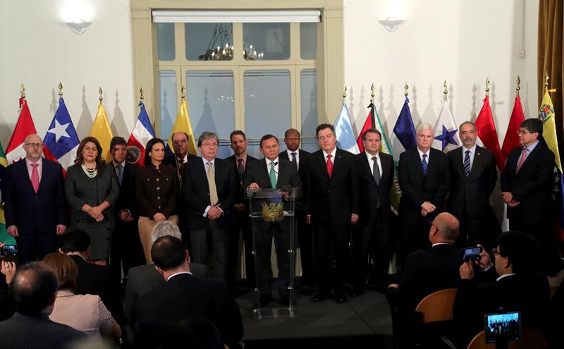 El Grupo de Lima dijo que está dispuesto a aplicar nuevas sanciones contra Nicolás Maduro