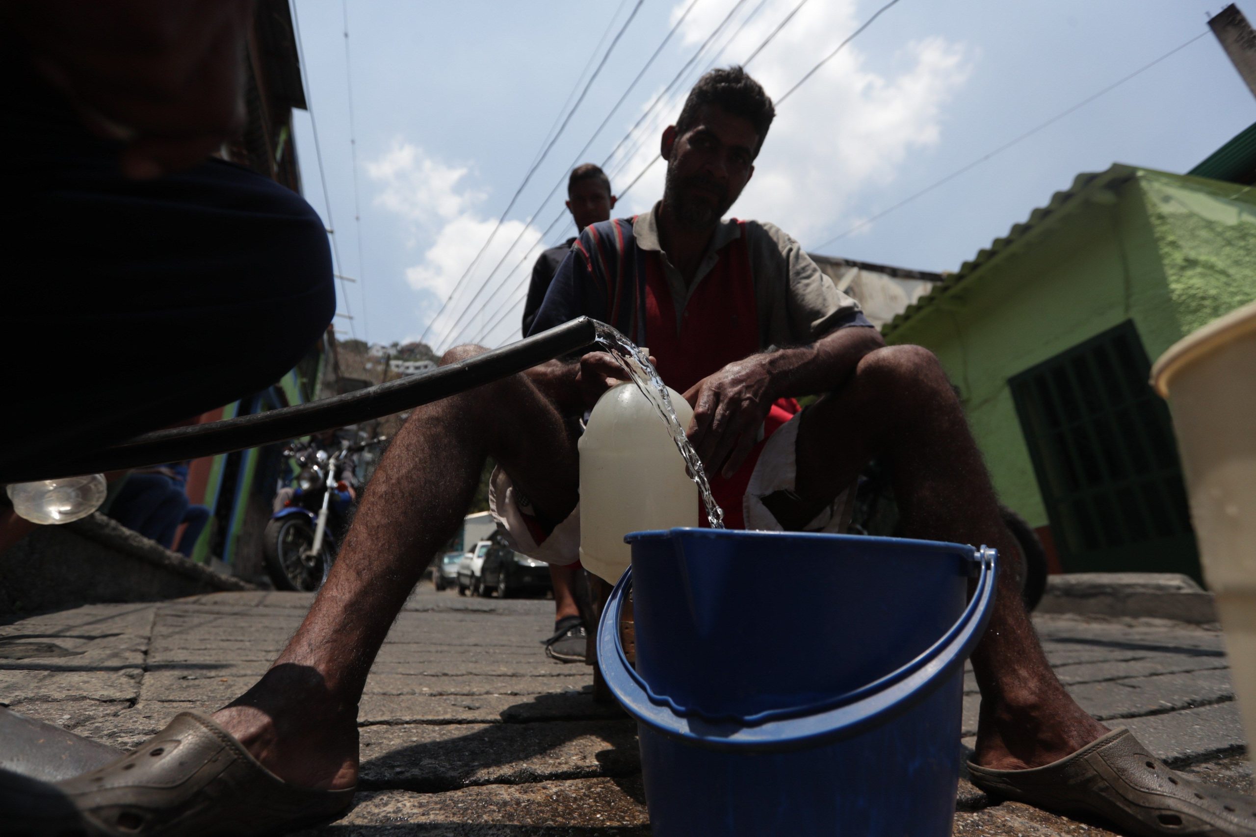 El suministro de agua es irregular en Caracas