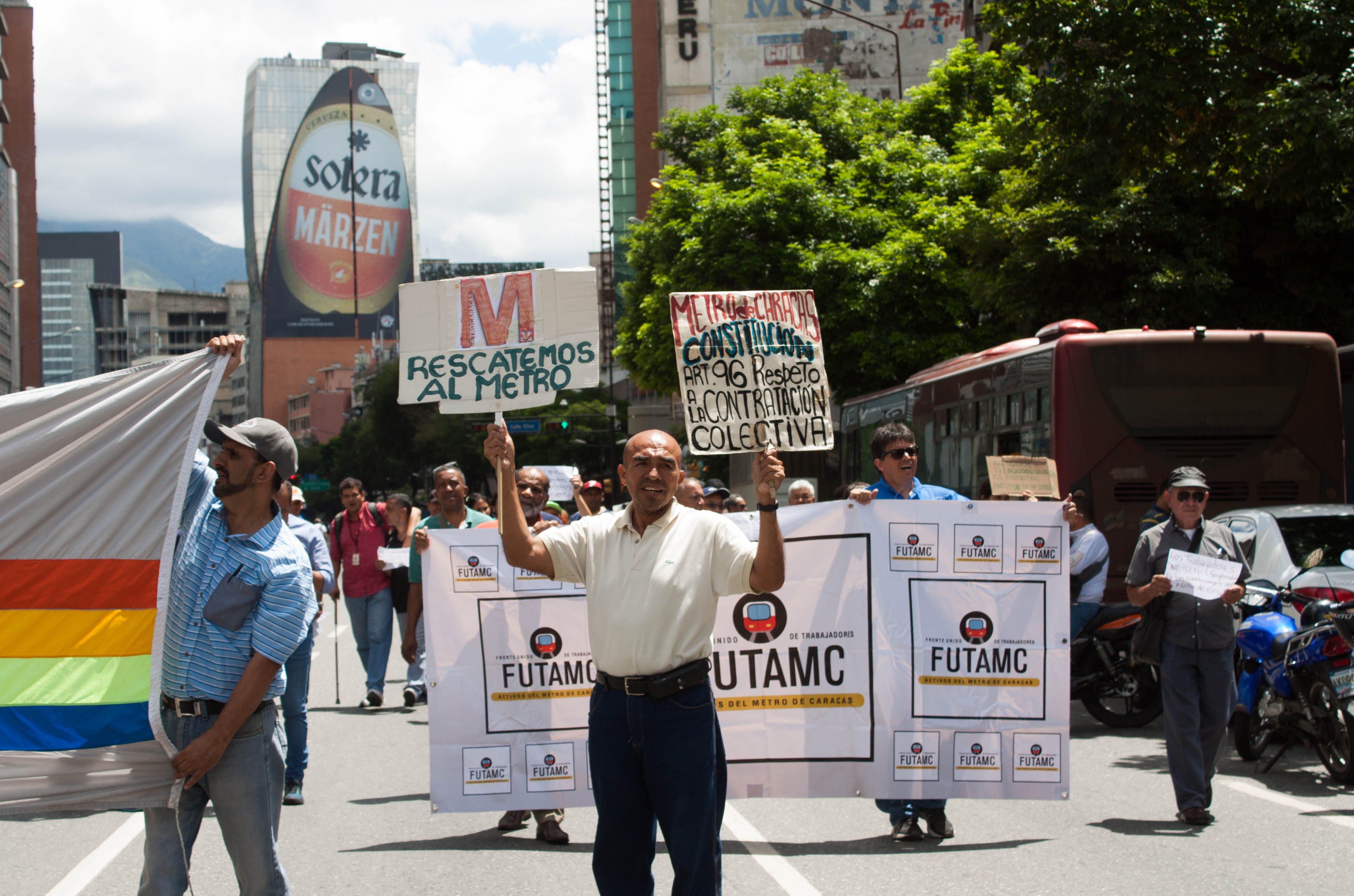 Trabajadores del metro