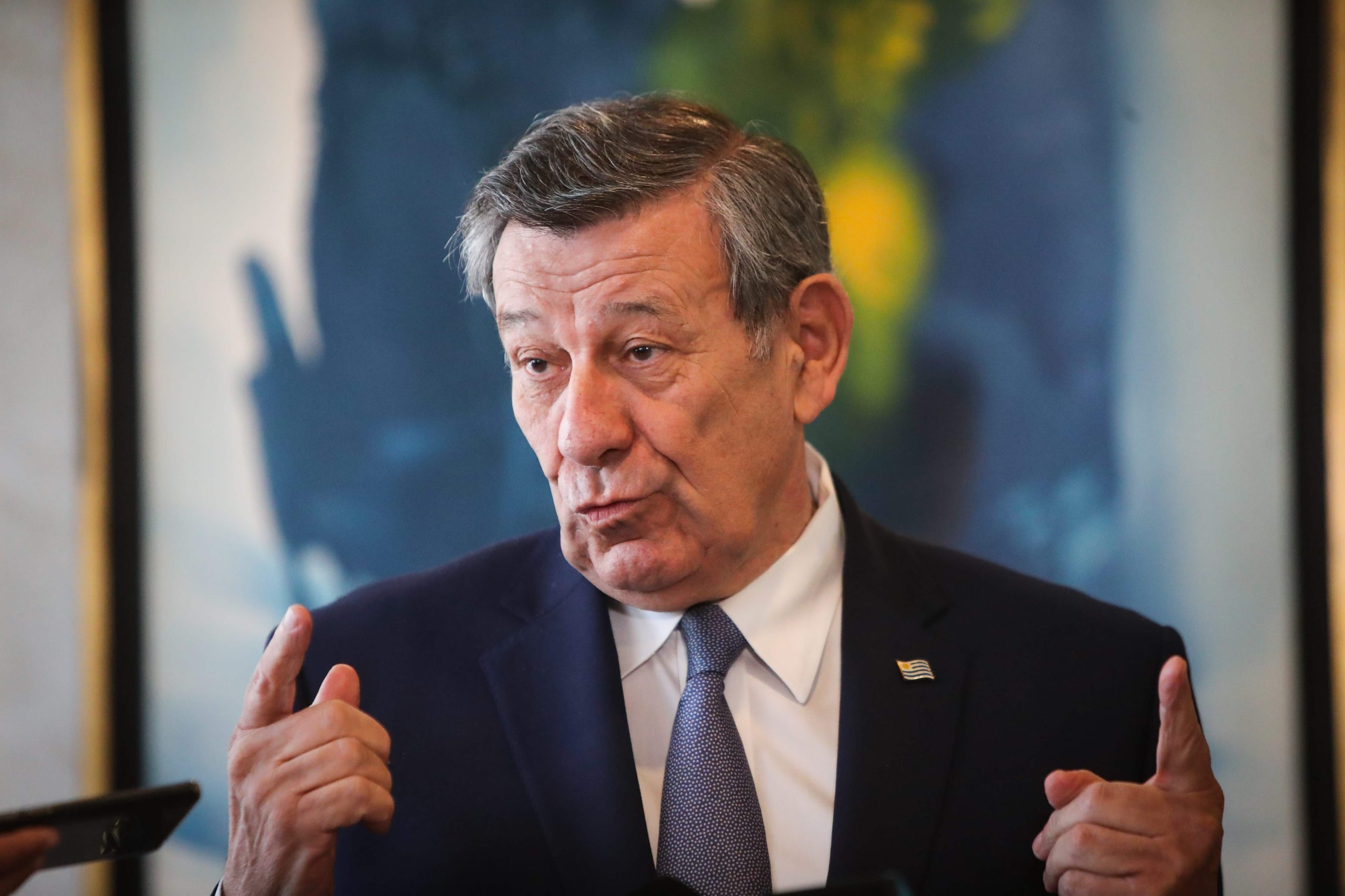 El canciller de Uruguay, Rodolfo Nin Nova