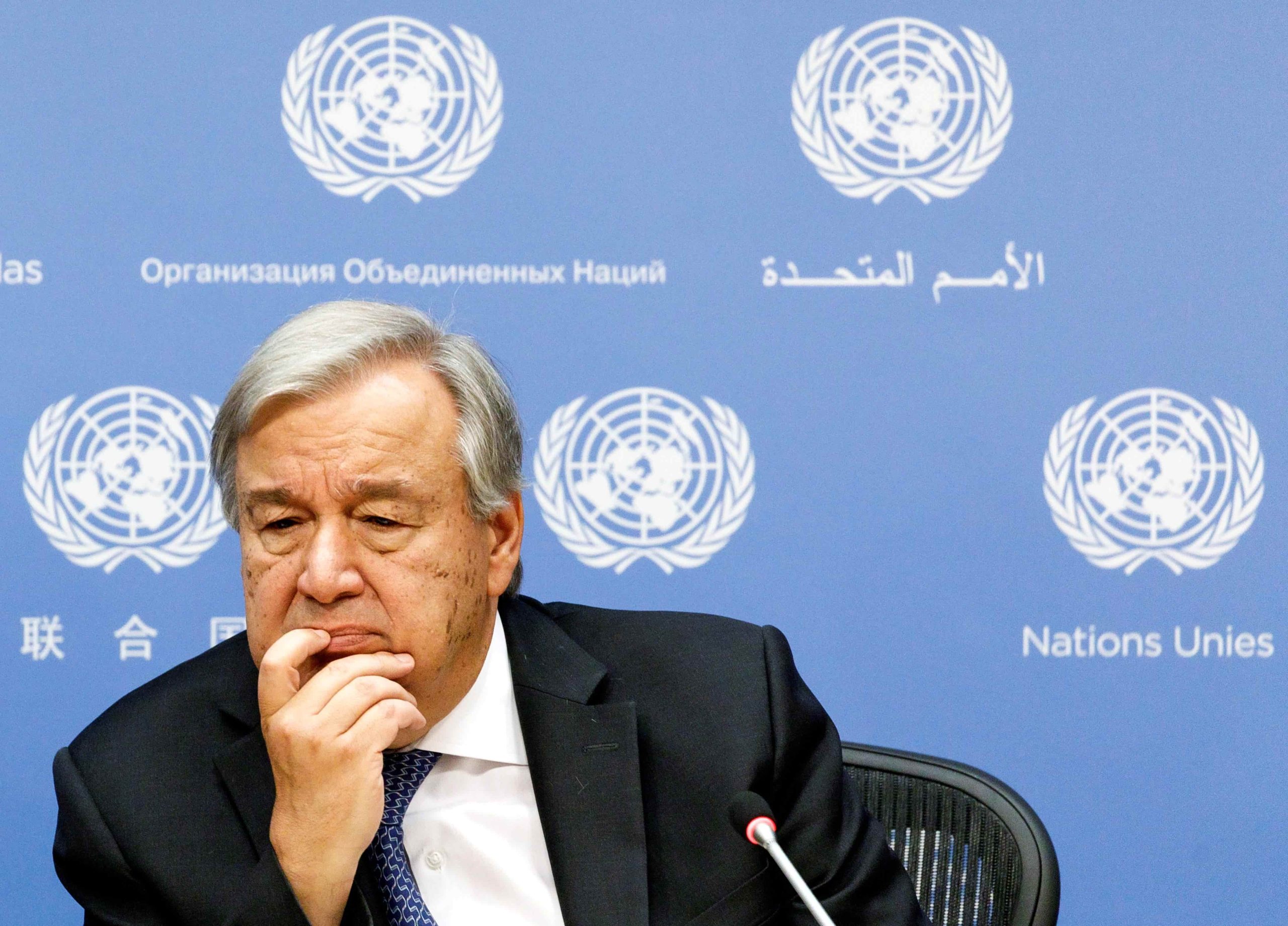 El secretario general de la ONU dijo que hablaría con Venezuela y Colombia para rebajar la tensión entre los dos países