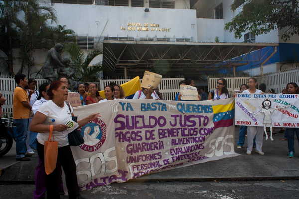 enfermeras en protesta este 30 de octubre