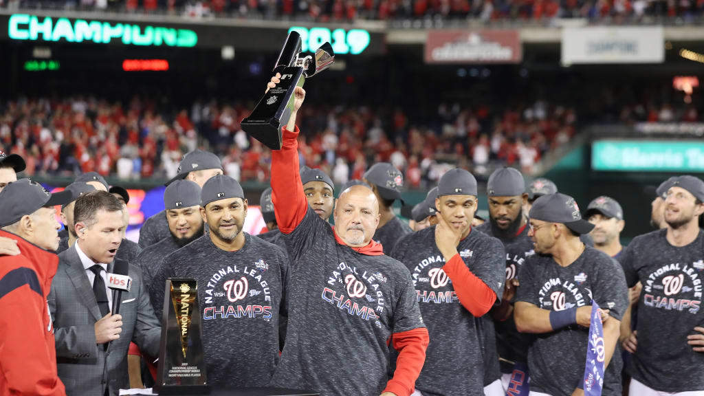 Los Nacionales de Washington celebran su pase a la Serie Mundial de las Grandes Ligas