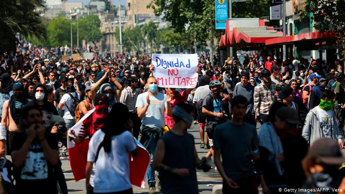 La furia se apoderó de las protestas en Chile
