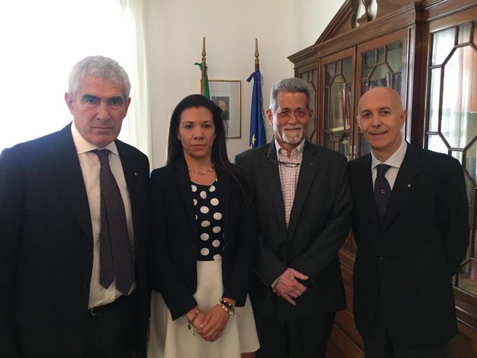 americo de grazia y Mariella Magallanes