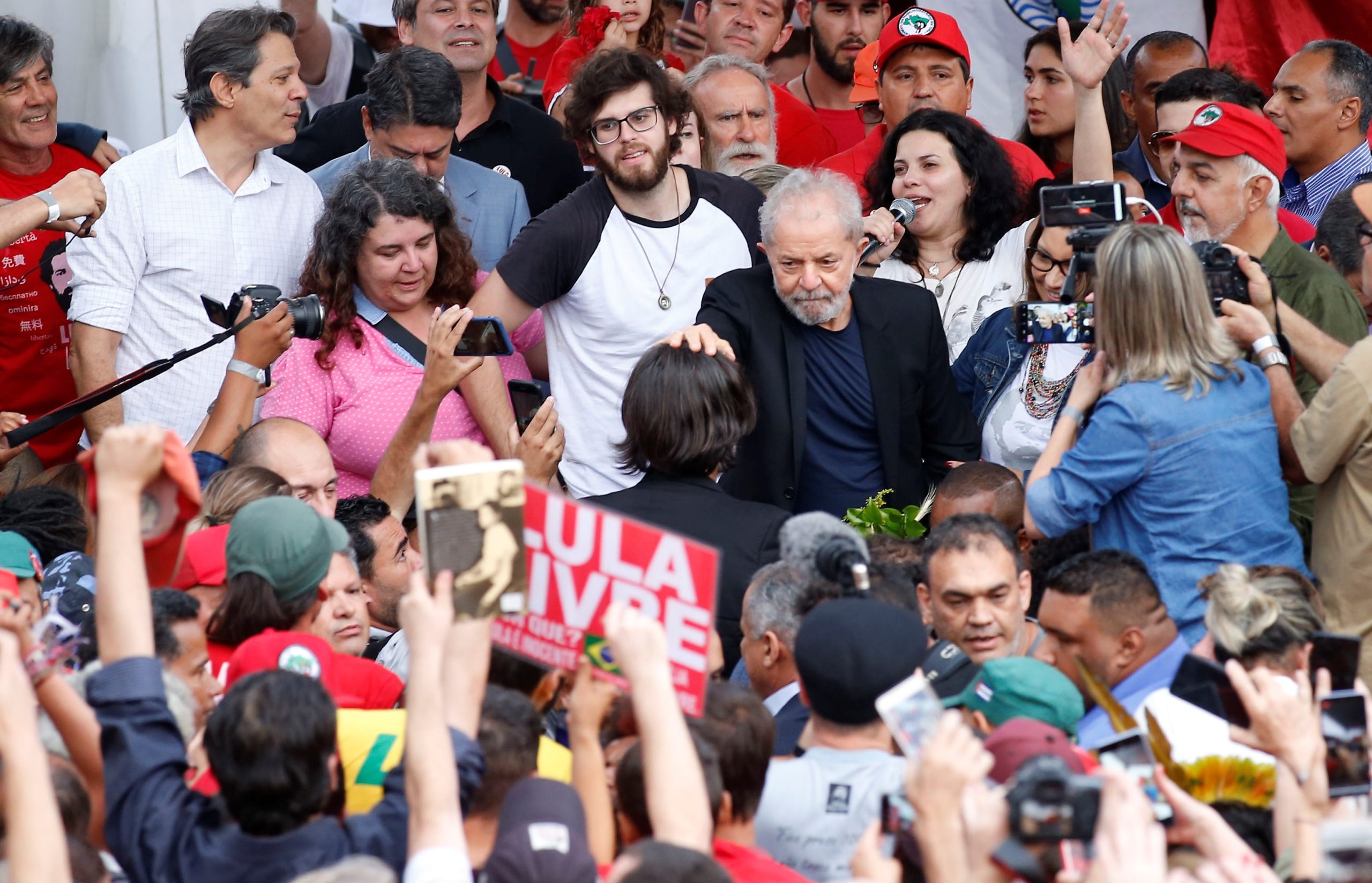 El expresidente de Brasil, Lula da Silva, fue liberado este viernes 8 de noviembre