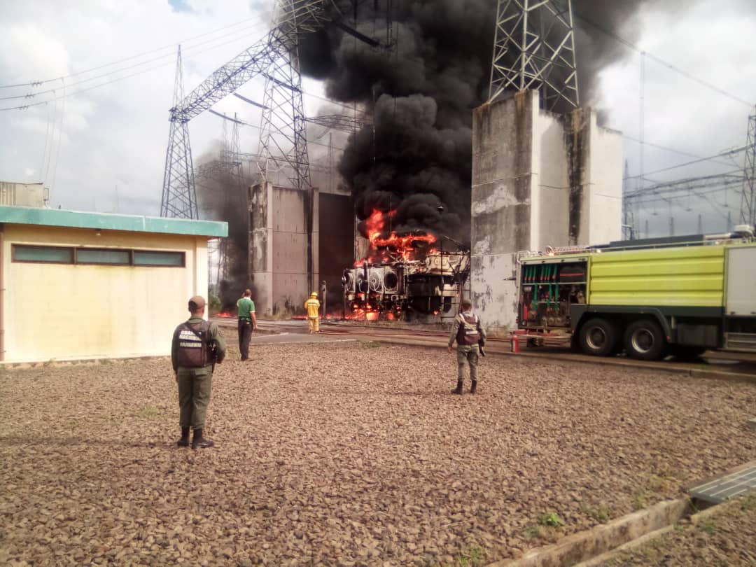 El incendio en la subestación El Furrial dejó sin luz a 60 % de Maturín