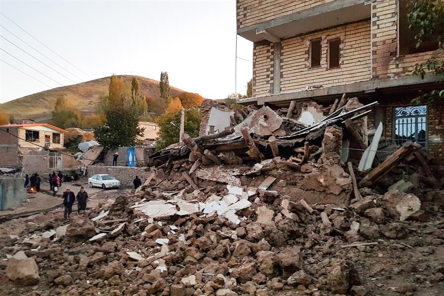 El sismo de magnitud 5,9 tuvo varias réplicas