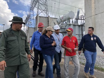 Con una planta de Pdvsa restablecieron electricidad en Monagas y parte de Nueva Esparta