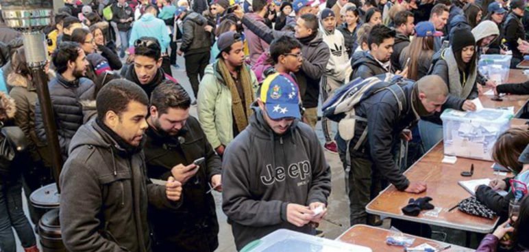 Al menos un centenar de venezolanos en Estados Unidos está preso