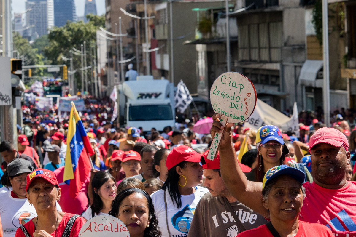 marcha chavista 14 de enero 2020