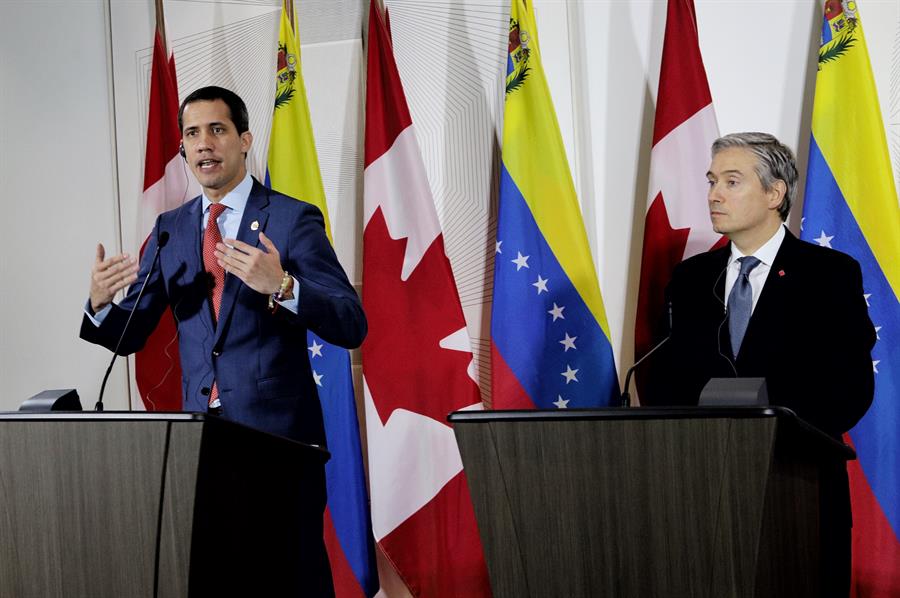 Guaidó en Canadá