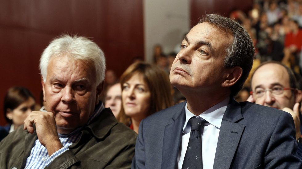 Felipe González y Rodríguez Zapatero enfrentados