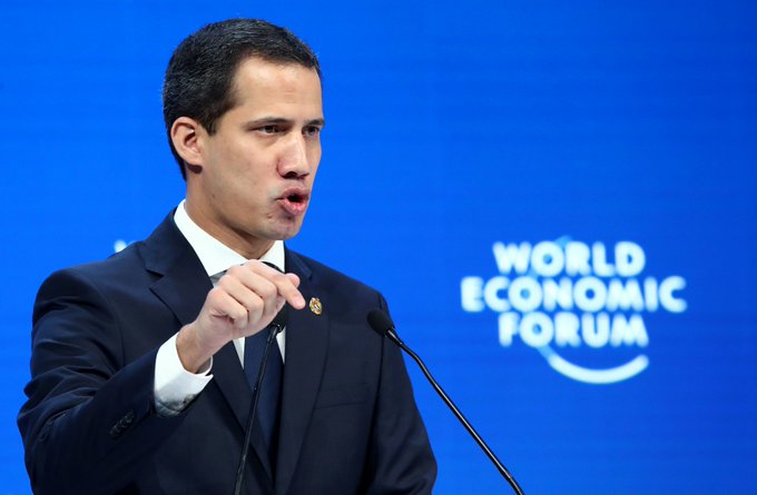 Juan Guaidó en Davos