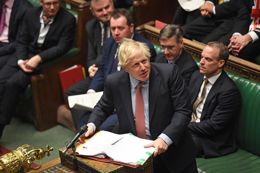 Boris Johnson celebra el comienzo de una nueva era en Reino Unido