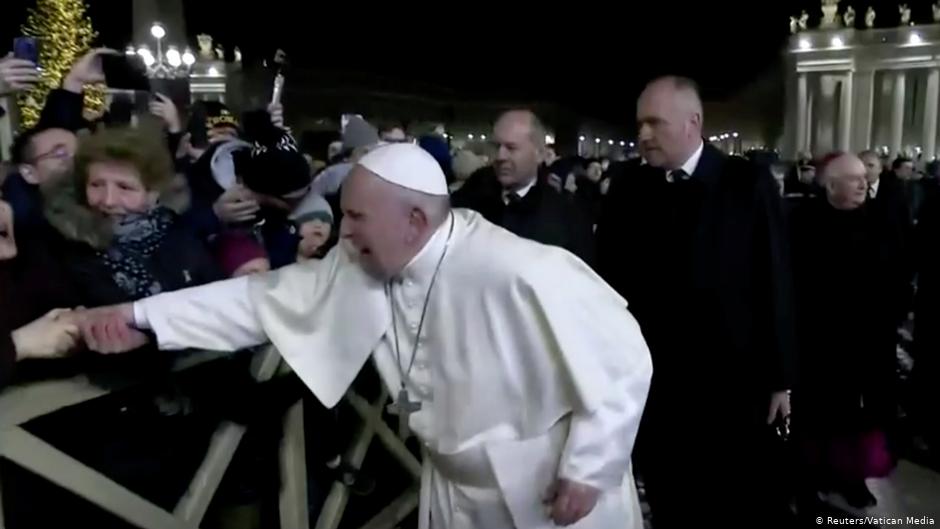 El papa dijo que perdió la paciencia el martes 31 de diciembre