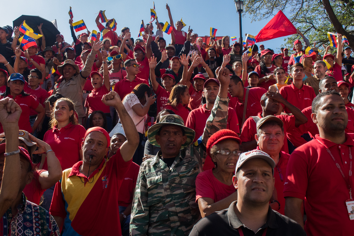 marcha chavista conviasa