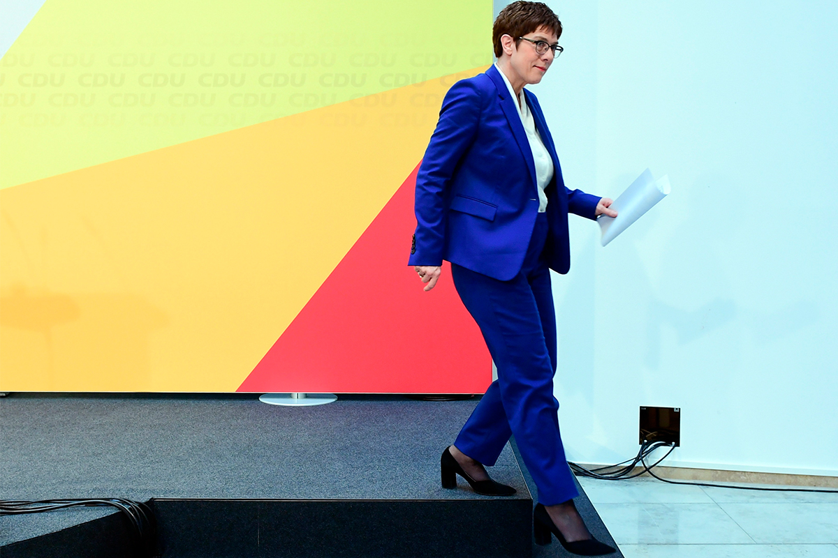 La actual líder de la CDU renunció a dirigir el partido