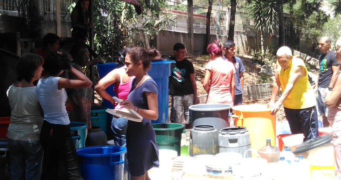 Caracas sin agua carnavales