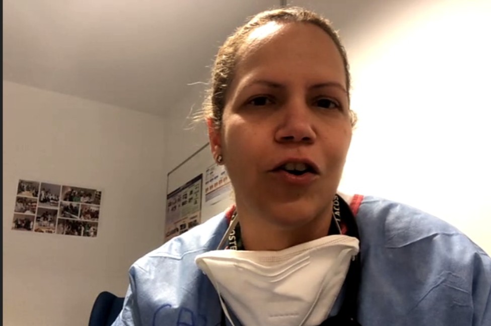 Carolina Aguilar Andrea. médica venezolana en Madrid