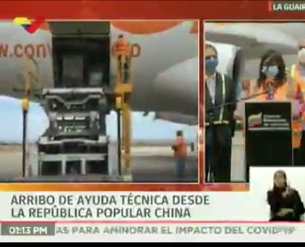 Ingresa “asistencia técnica” de China al Aeropuerto de Maiquetía para contener COVID-19