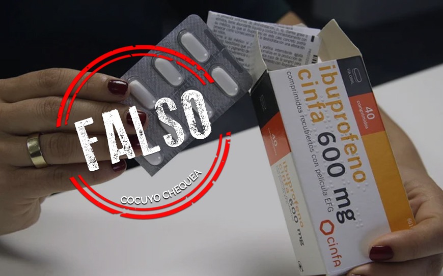 Es falso que tomar ibuprofeno empeora el coronavirus