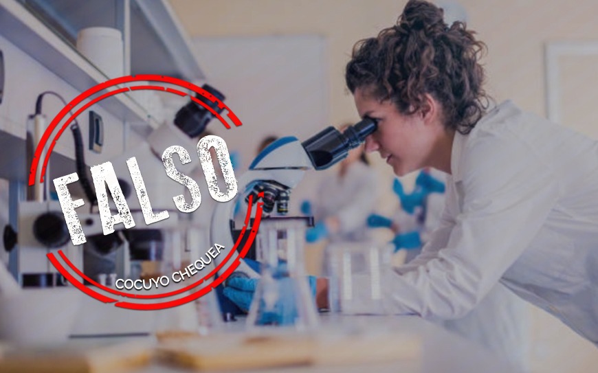 Es falso que el coronavirus fue creado en un laboratorio como arma biológica