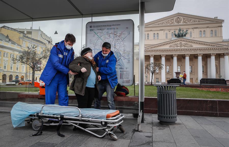 Putin afirma que el coronavirus se expande por toda Rusia