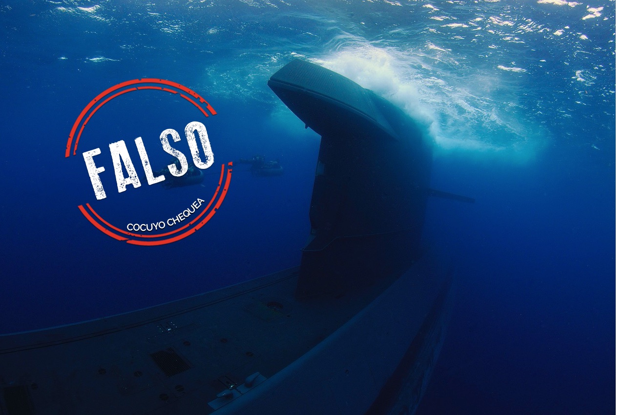 Es falso que llegó un submarino a Curazao por el operativo antidrogas de EEUU