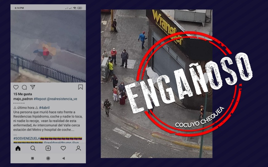¿En Venezuela han muerto personas en la calle por los efectos del COVID-19?