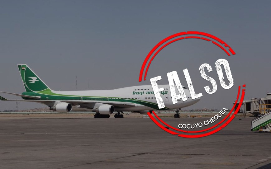 Comando Sur no derribó un avión iraquí con 700 kilos de oro de Venezuela