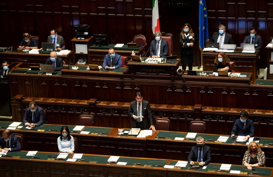 Italia alargará el estado de emergencia hasta octubre con apoyo del Parlamento