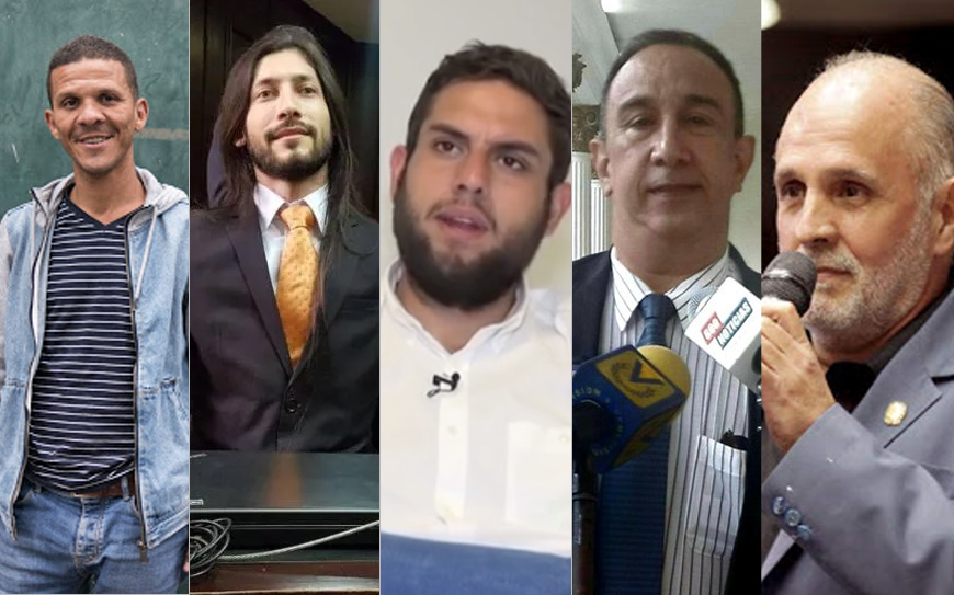 Cinco diputados que siguen presos sin debido proceso