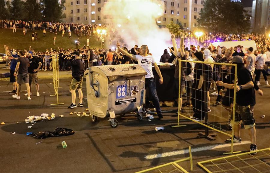 Anuncio de triunfo de Lukashenko desata protestas en Bielorrusia