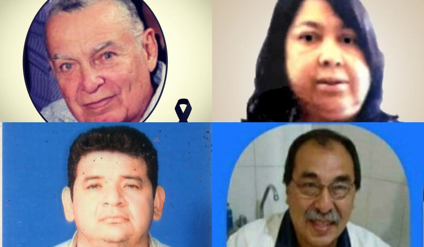 Mueren cuatro médicos más por COVID-19