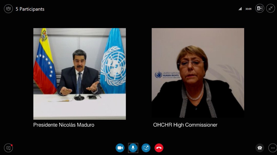 Gobierno de Maduro revisará relación con Oficina de Bachelet y renovación de carta de entendimiento