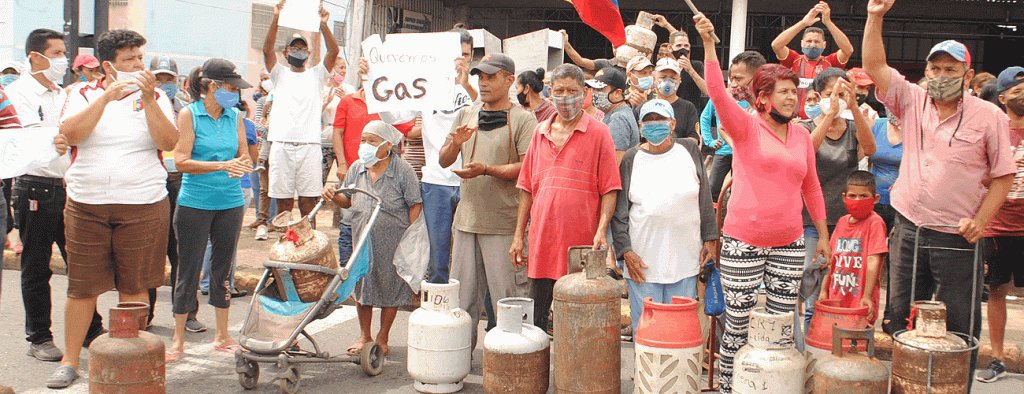 En Caracas, Los Teques, Maracaibo, Maturín y San Carlos toman las calles por falta de gas y gasolina este #2Oct