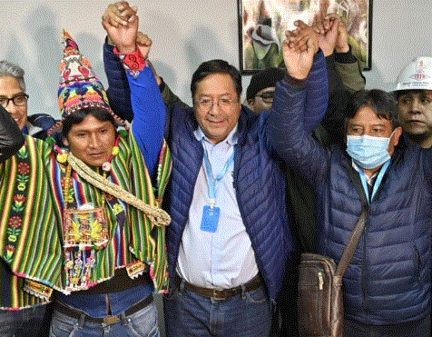 El recuento final confirma a Arce como ganador de las elecciones en Bolivia