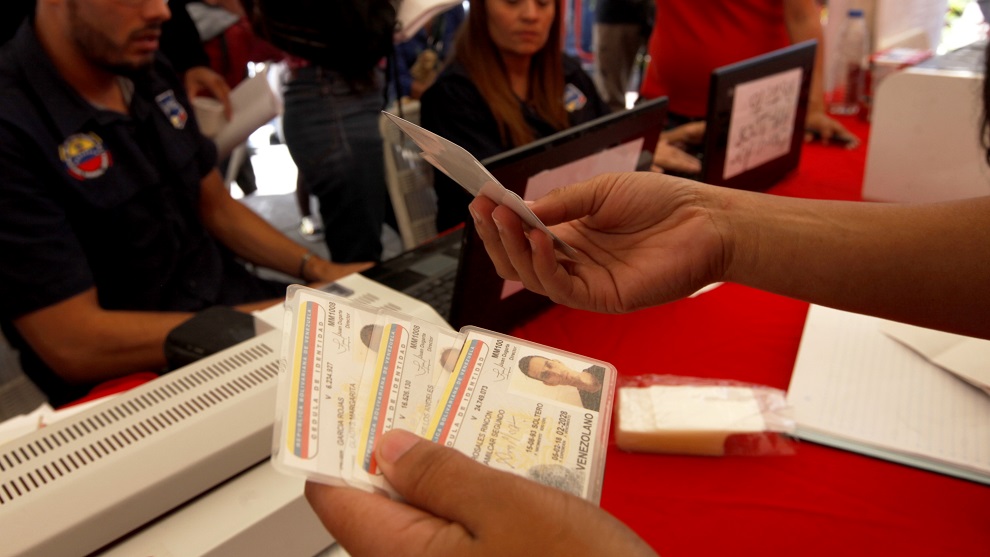 jornada de cedulación electoral del saime