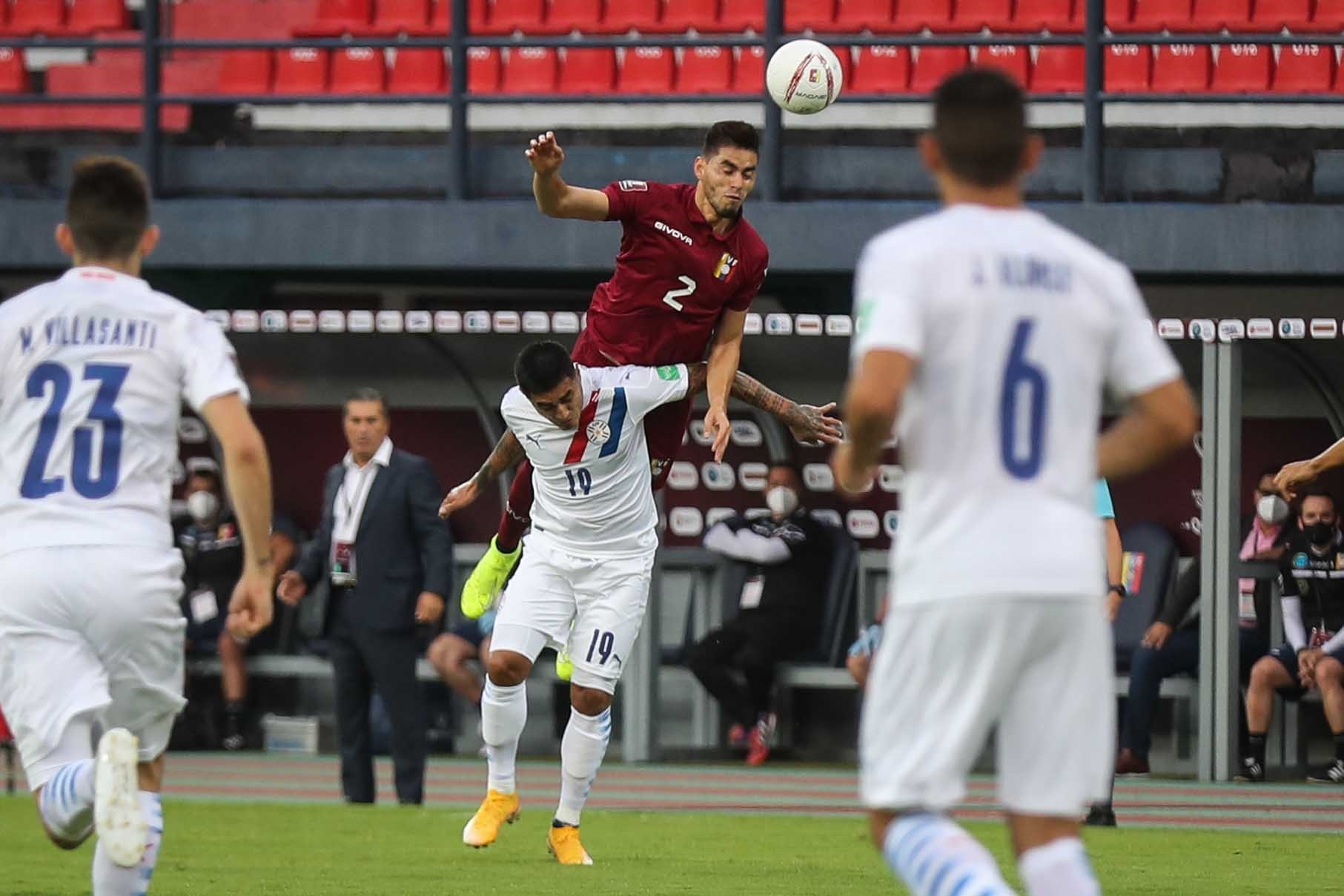 Venezuela cae ante Paraguay en Mérida en la segunda jornada de las eliminatoria