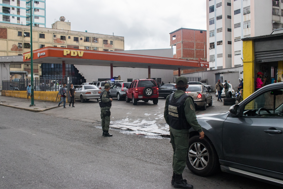 Colas por gasolina Caracas