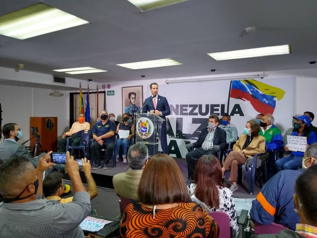 Guaidó asegura que “Maduro es minoría” y reitera llamado a la consulta popular