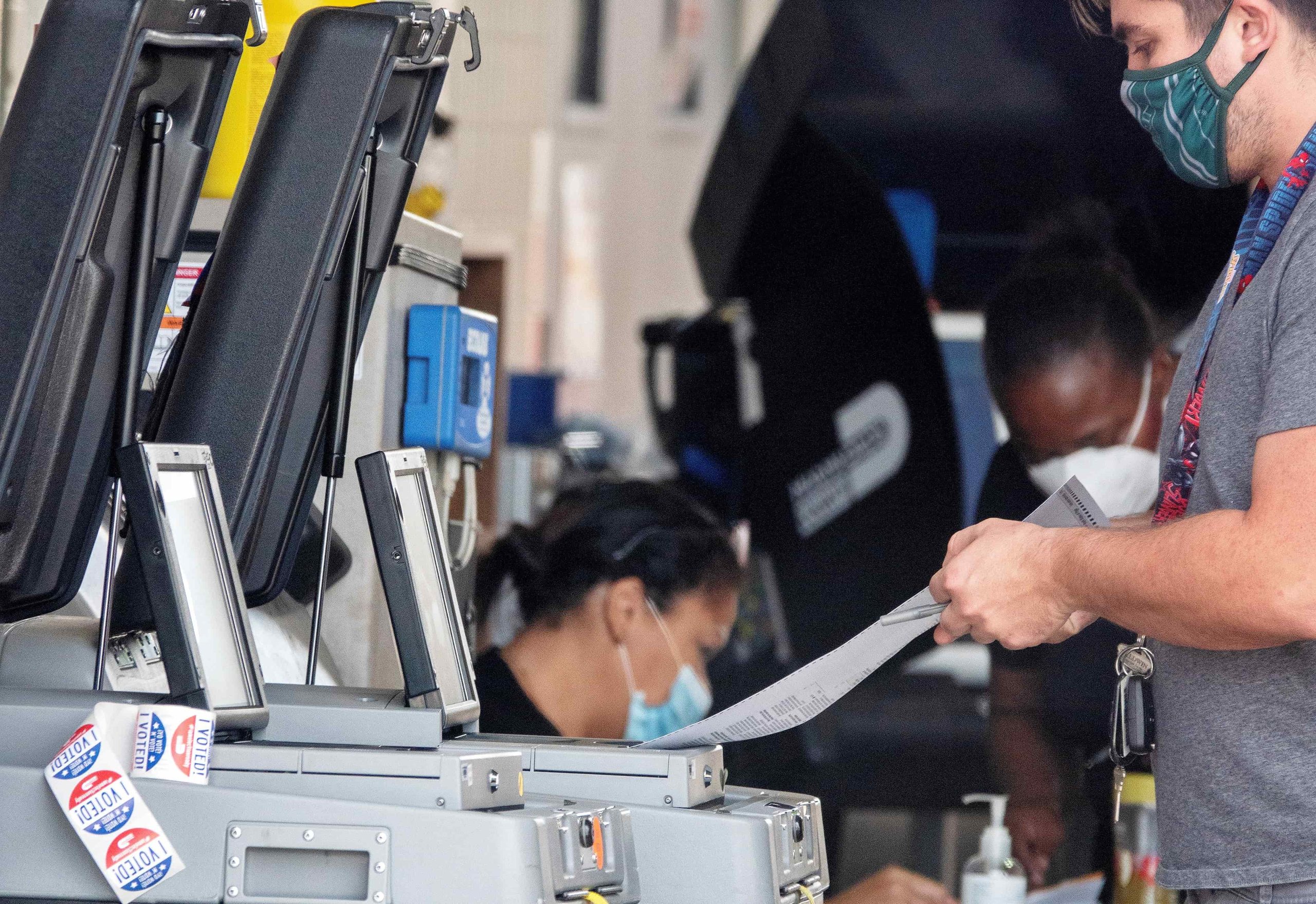 Así votaron los venezolanos en Estados Unidos en las presidenciales de este 3#Nov