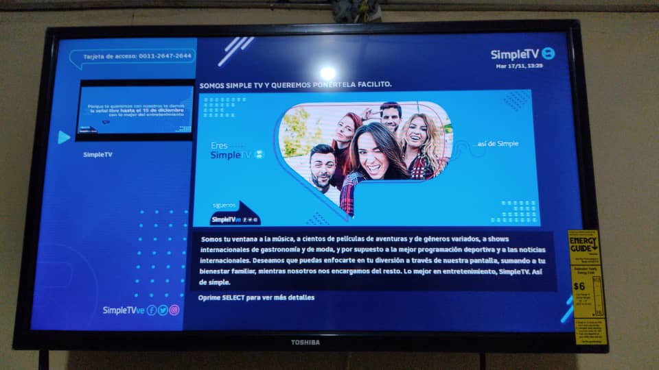 Simple TV reporta registro de más de 1.400.000 suscriptores