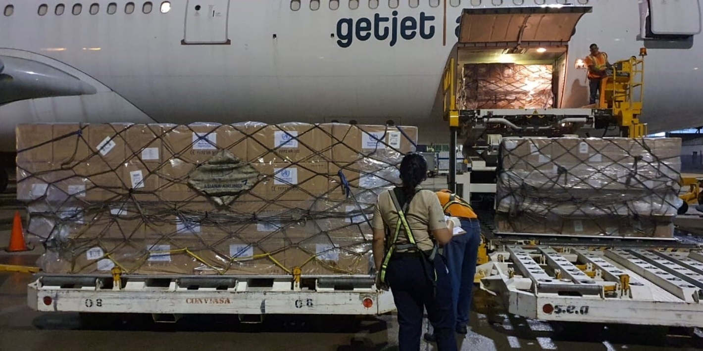 Venezuela recibe 80 toneladas más de equipos de protección personal, anuncia OPS